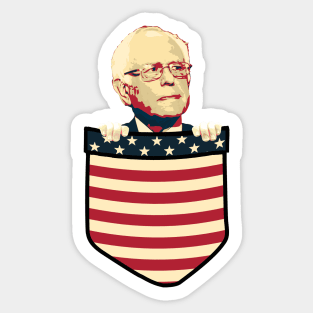 Bernie Sanders In My Pocket Sticker